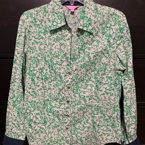 Lilly Pulitzer Long Sleeve Button Down Floral